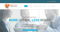 Desktop Screenshot of equitytechnologypartners.com